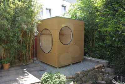 Das moderne Design-Gartenhaus von GARTEN KUBUS® für alle klassischen Verwendungszwecke.